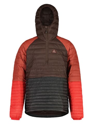 Maloja Funktionsjacke "MacinM" in Braun/ Rot/ Schwarz