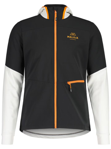 Maloja Hybridjacke  "AuerhahnM" in Schwarz/ Weiß