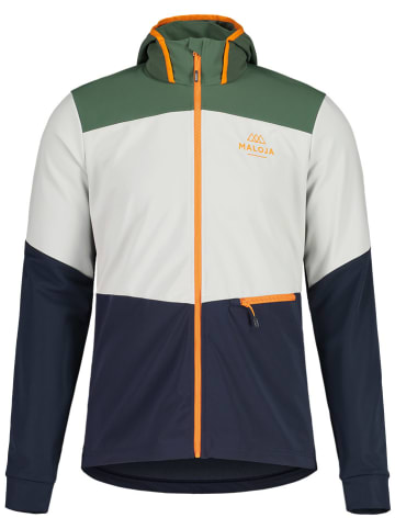 Maloja Hybridjacke  "AuerhahnM" in Weiß/ Dunkelblau