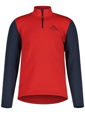 Maloja Fleecepullover "CesarM" in Rot