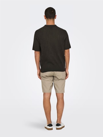 ONLY & SONS Poloshirt in Schwarz