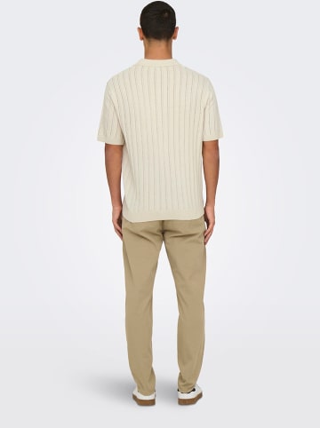 ONLY & SONS Poloshirt in Beige