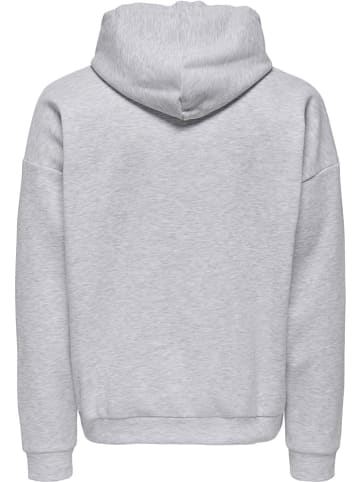 ONLY & SONS Sweatjacke in Hellgrau