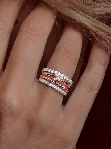 DI GIORGIO Silber-Ring mit Edelsteinen