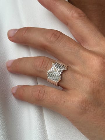 DI GIORGIO Silber-Ring mit Edelsteinen