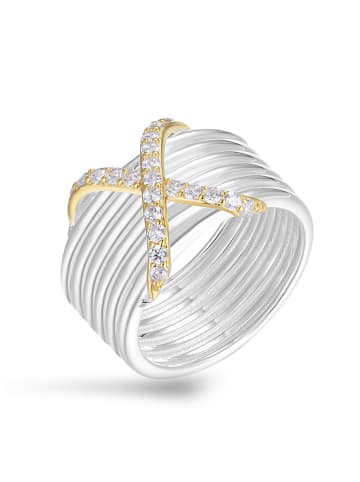 DI GIORGIO Silber-Ring mit Edelsteinen