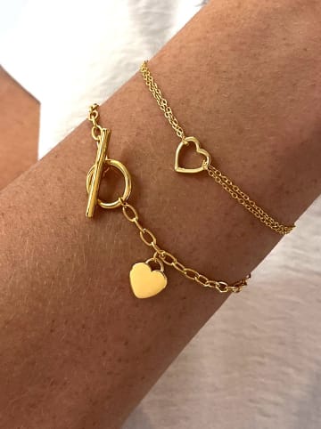 DI GIORGIO Vergulde armband met sierelement