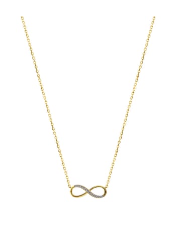 DI GIORGIO Vergulde ketting met edelstenen - (L)45 cm
