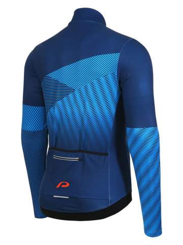 Protective Fahrradtrikot "Straight Edge" in Blau
