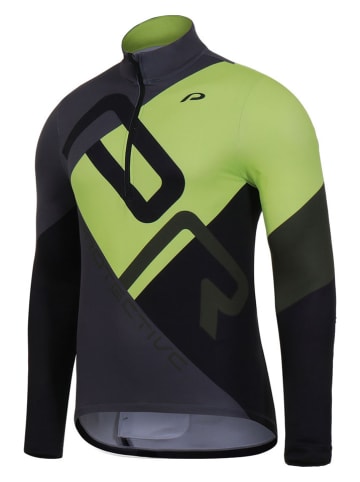 Protective Fietsshirt "Henry Lee" grijs/groen