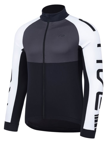 Protective Fahrradtrikot "7 Days" in Schwarz/ Weiß/ Grau