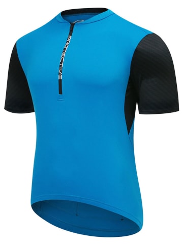 Protective Fietsshirt "Move" lichtblauw/zwart