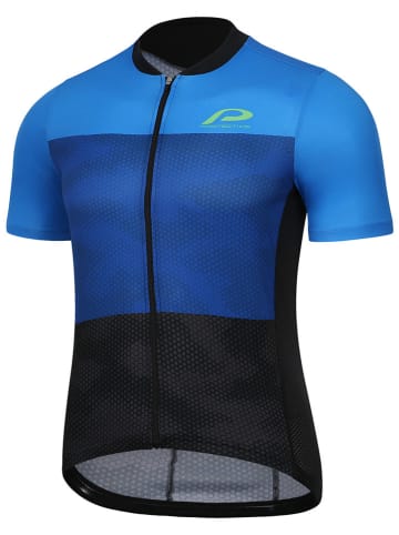 Protective Fietsshirt "Transform" blauw/zwart