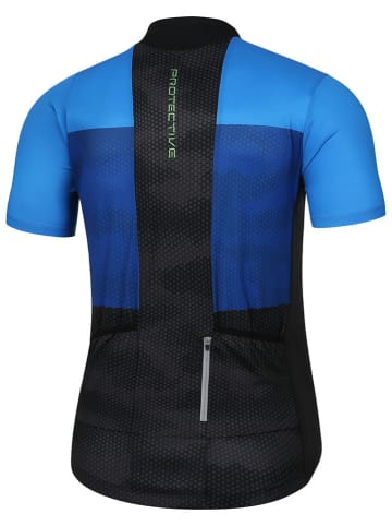 Protective Fahrradtrikot "Transform" in Blau/ Schwarz