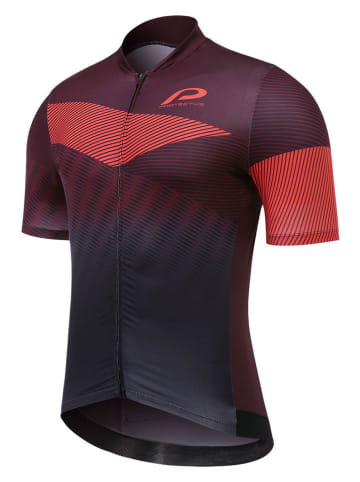 Protective Fahrradtrikot "Light it up" in Bordeaux