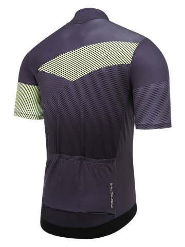 Protective Fahrradtrikot "Light it up" in Dunkelblau/ Grün