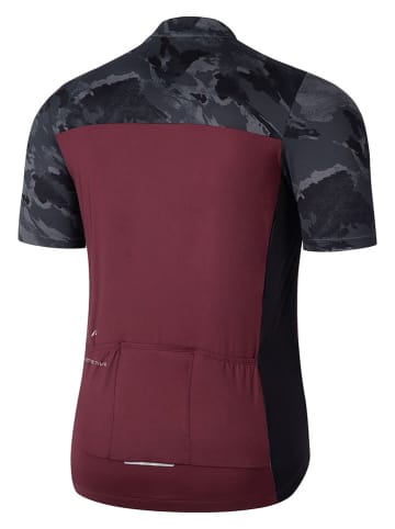 Protective Fahrradtrikot "Scotch" in Bordeaux/ Grau