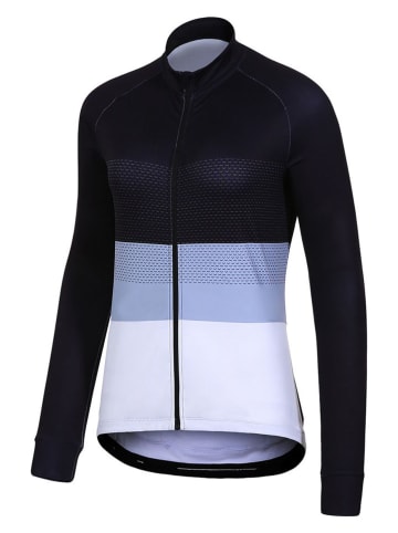 Protective Fietsshirt "Ride Day" zwart/paars/wit