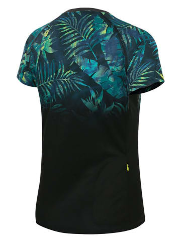 Protective Fahrradshirt "Greenthumb" in Anthrazit/ Blau/ Grün