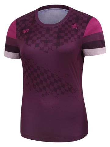 Protective Fahrradshirt "Red Sun" in Lila