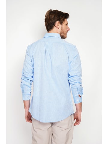 Secret du Lin Linnen blouse lichtblauw