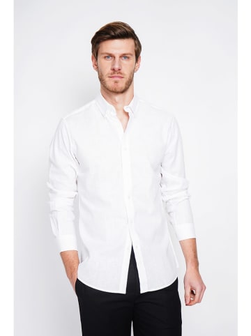 Secret du Lin Linnen blouse wit