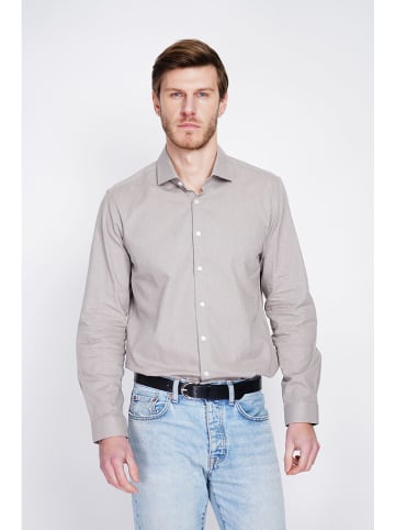 Secret du Lin Linnen blouse lichtbruin