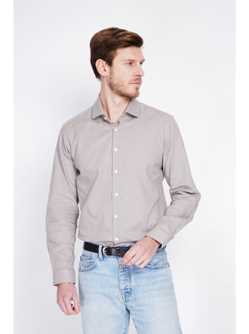 Secret du Lin Linnen blouse lichtbruin