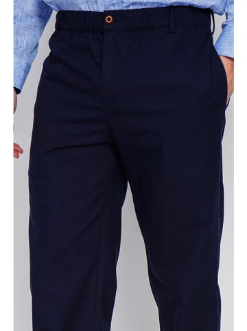 Secret du Lin Broek donkerblauw