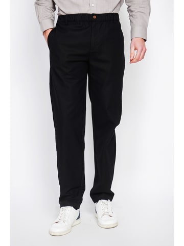 Secret du Lin Hose in Schwarz