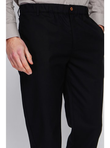 Secret du Lin Hose in Schwarz
