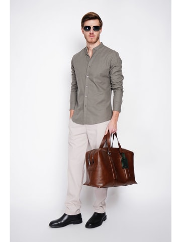 Secret du Lin Linnen blouse kaki