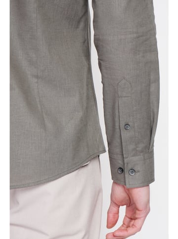 Secret du Lin Leinenhemd in Khaki