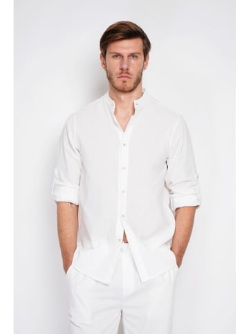 Secret du Lin Linnen blouse wit