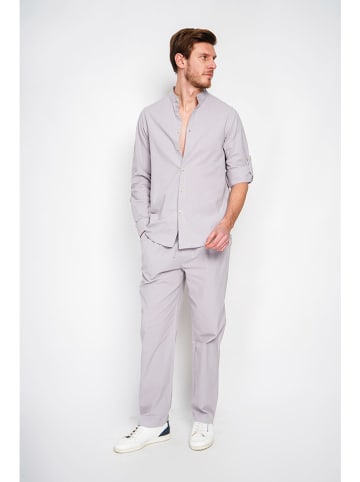 Secret du Lin Linnen blouse grijs