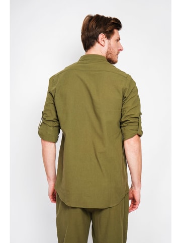 Secret du Lin Leinenhemd in Khaki
