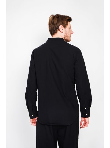 Secret du Lin Linnen blouse zwart