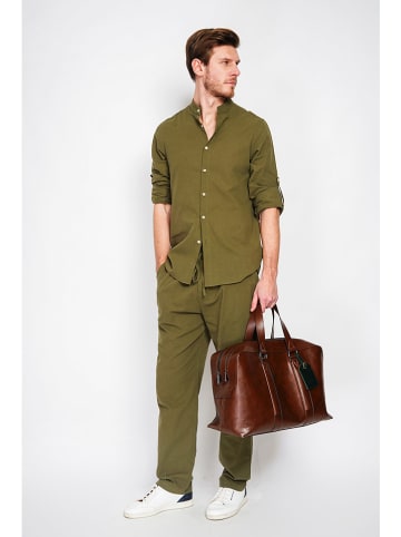 Secret du Lin Leinenhose in Khaki