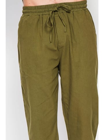 Secret du Lin Leinenhose in Khaki