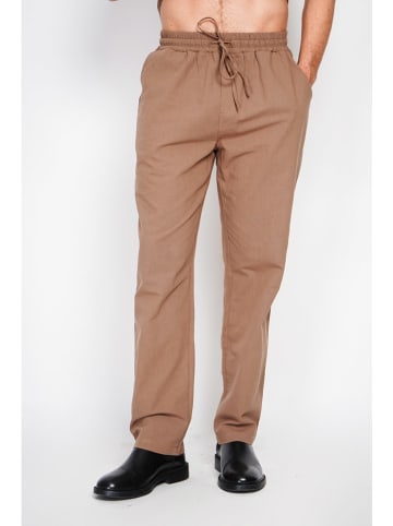 Secret du Lin Leinenhose in Hellbraun