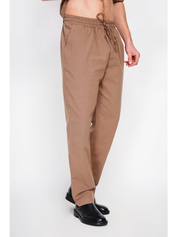 Secret du Lin Leinenhose in Hellbraun