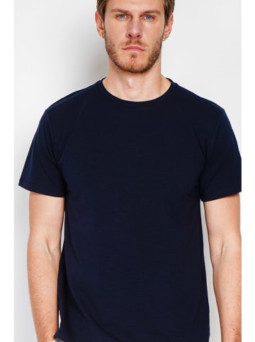 Secret du Lin Shirt in Dunkelblau