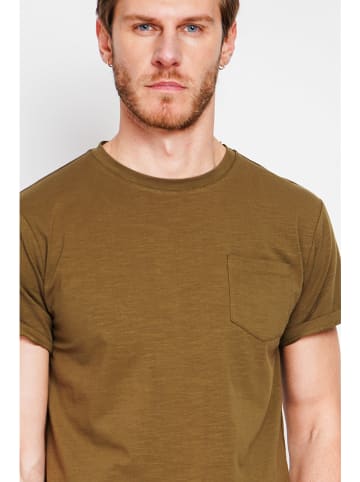 Secret du Lin Koszulka w kolorze khaki