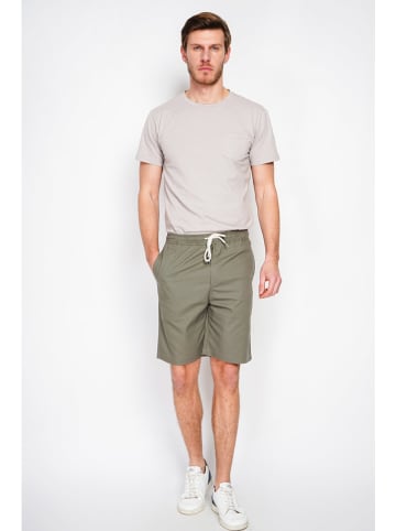 Secret du Lin Bermudy w kolorze khaki