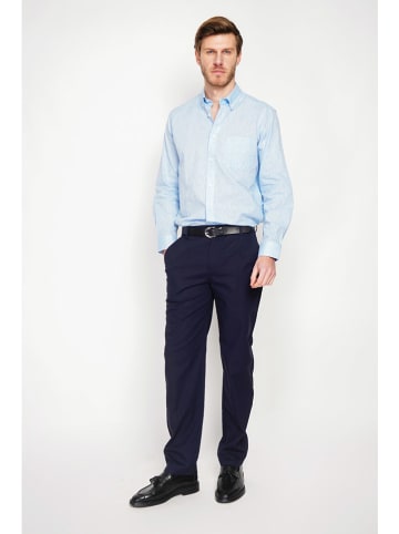 Secret du Lin Linnen blouse lichtblauw