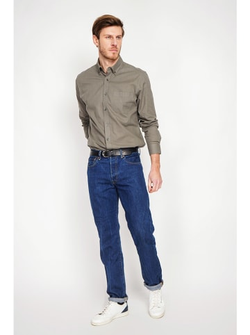 Secret du Lin Linnen blouse kaki