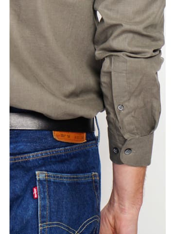 Secret du Lin Leinenhemd in Khaki