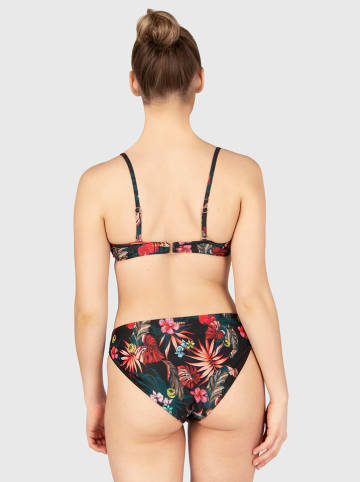 Brunotti Bikinihose "Flores" in Schwarz/ Bunt