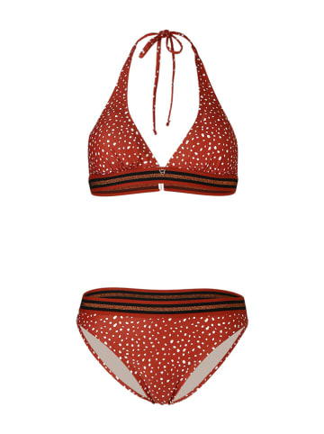 Brunotti Bikini "Xiu-Dot" w kolorze czerwonym