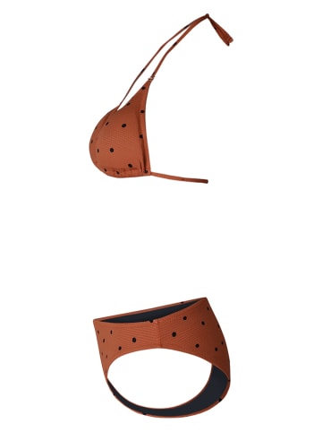 Brunotti Bikini "Lollyop-Dot" w kolorze jasnobrązowym